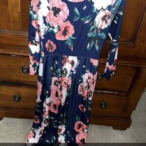 Floral Long Sleeve Dress
